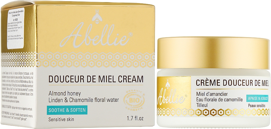 Крем для чутливої шкіри обличчя "Солодкий мед" - Abellie Creme Douceur De Miel — фото N2