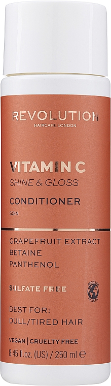 Кондиционер для тусклых волос - Makeup Revolution Vitamin C Shine & Gloss Conditioner — фото N1