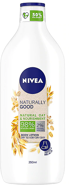 Лосьйон для тіла "Овес" - NIVEA Naturally Good Natural Oat Body Lotion — фото N1