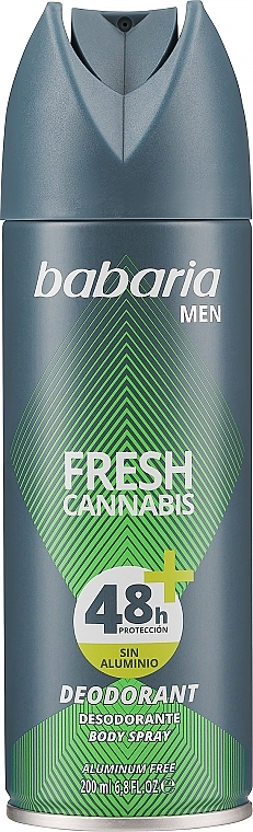 Чоловічий дезодорант-спрей з канабісом - Babaria Cannabis Deo Spray — фото N1