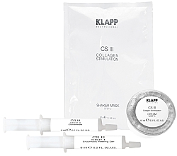 Набор - Klapp CS III Collagen Stimulation Treatment (peel/6ml + conc/3ml + mask/30g + cr/10ml) — фото N1