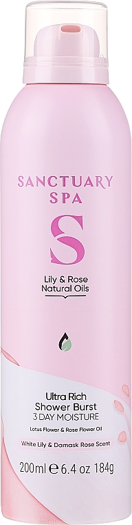 Пена для душа "Lily & Rose" - Sanctuary Spa Shower Burst — фото N1