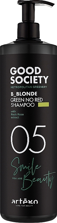 Оттеночный шампунь для светлых волос, 1000 мл - Artego Good Society B_Blonde 05 Shampoo — фото N1