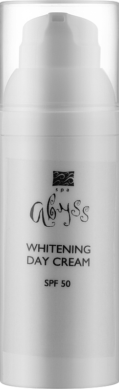 Відбілюючий фотозахисний крем - Spa Abyss Whitening Day Cream SPF 50 — фото N1