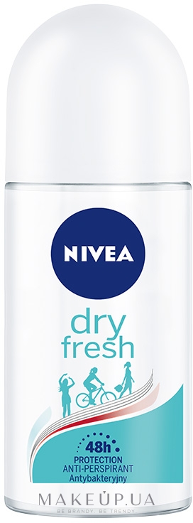 Дезодорант кульковий, антиперспірант - NIVEA Deodorant Dry Fresh Roll-On — фото 50ml