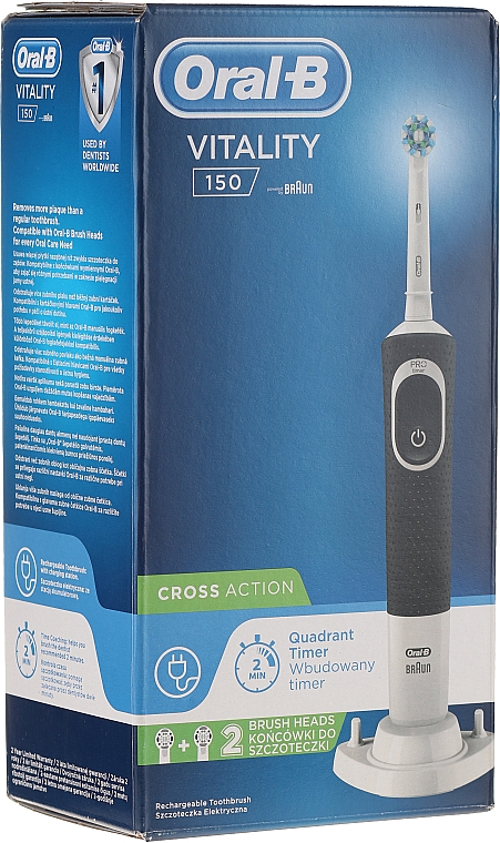 Электрическая зубная щетка - Oral-B Vitality 150 Cross Action