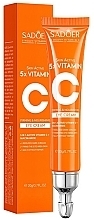 Духи, Парфюмерия, косметика Крем вокруг глаз с витамином С - Sadoer 5X Vitamin C Eyes Cream