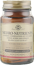 Нейронутриентс капсулы - Solgar Neuro-Nutrients — фото N1