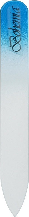 Пилочка хрустальная для ногтей 08-902, 90 мм, голубая - SPL — фото N1