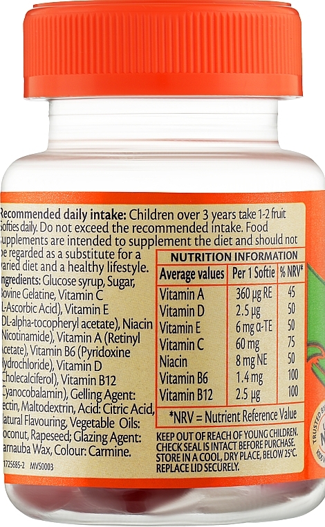 Мультивитамины для детей, клубника - Haliborange Kids Multivitamin Strawberry — фото N2