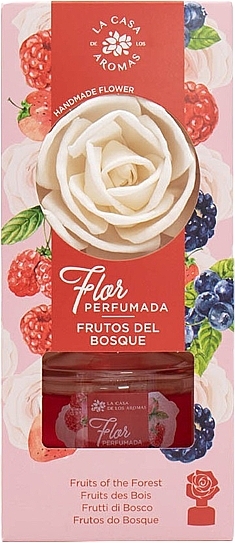 Аромадифузор у вигляді квітки "Лісові ягоди" - La Casa De Los Aromas Reed Diffuser Fruits Of The Forest — фото N2