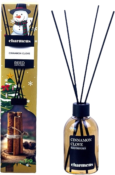 Аромадифузор "Кориця і гвоздика" - Charmens Cinnamon Clove Reed Diffuser — фото N1