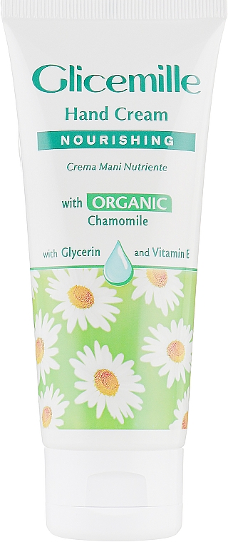 Питательный крем для рук с глицерином, ромашкой и витамином Е - Mirato Glicemille Hand Cream Nourishing With Organic Chamomile & Glycerin And Vitamin E