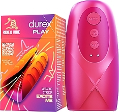 Вибрационный мастурбатор - Durex Play Ride & Vibe Vibrating Stroker — фото N1