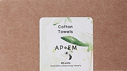 Парфумерія, косметика Бавовняні рушники у блістері, 48 шт. - APoEM Cotton Towels
