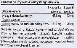 Натуральна добавка Куркумін, 60 капсул - Now Foods Curcumin — фото N3