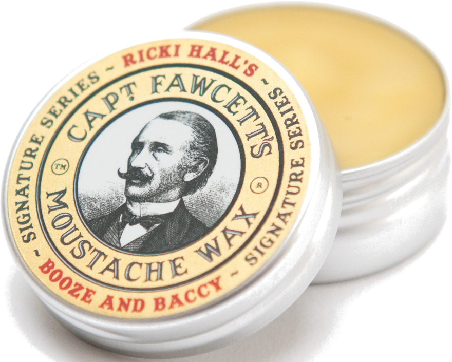 Воск для усов - Captain Fawcett Ricki Hall Booze & Baccy Moustache Wax  — фото N1