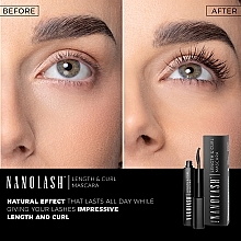 Тушь для ресниц "Удлинение и подкручивание" - Nanolash Length & Curl Mascara — фото N2