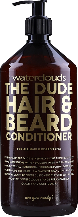 Кондиционер для волос и бороды - Waterclouds The Dude Hair And Beard Conditioner — фото N2
