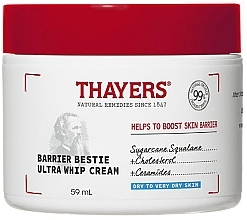 Крем для сухої та дуже сухої шкіри - Thayers Barrier Bestie Ultra Whip Cream — фото N1