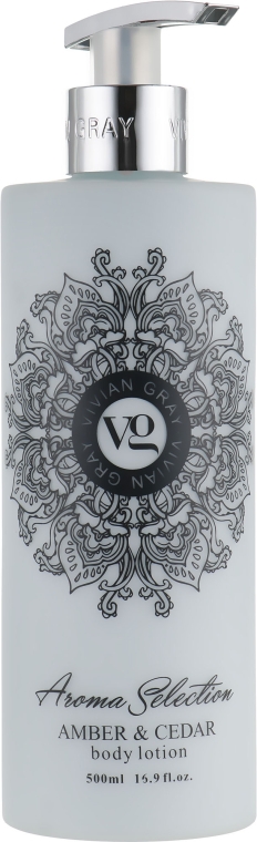 Лосьон для тела - Vivian Gray Aroma Selection Amber & Cedar Body Lotion — фото N1