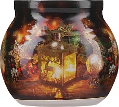 Парфумерія, косметика Свічка в скляному покритті - Admit Candle In Glass Cover Christmas Lantern