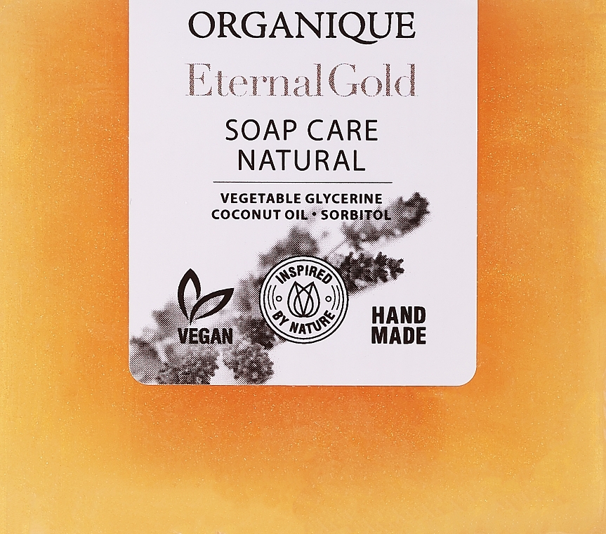 Глицериновое мыло "Eternal Gold" - Organique Soaps  — фото N1