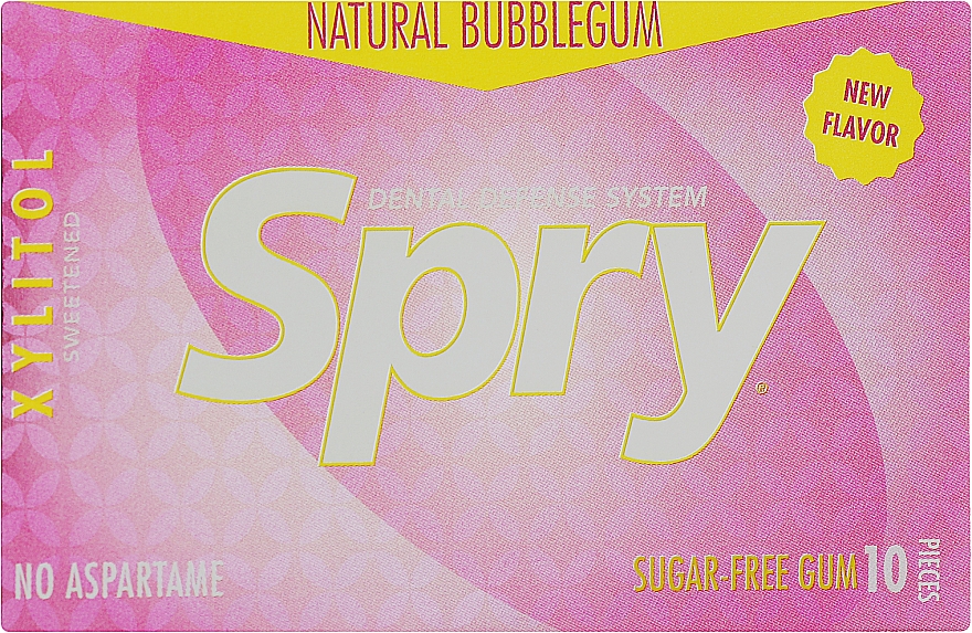 Натуральная жевательная резинка бабл гам с ксилитом - Spry Chewing Gum — фото N1