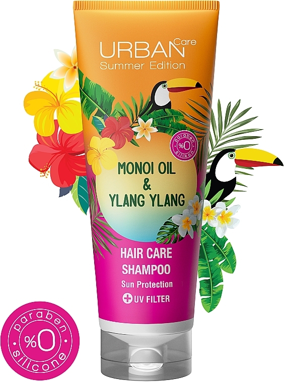Шампунь для волосся з моної та іланг-ілангом - Urban Care Monoi & Ylang Ylang Hair Shampoo — фото N3