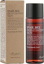 Парфумерія, косметика Тонер з муцином равлика - Benton Snail Bee High Content Skin (міні)