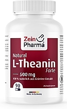 Пищевая добавка "L-Теанин", 500 мг - ZeinPharma L-Theanin Natural Forte 500mg Capsules — фото N1