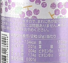 Харчова добавка "Залізо+фолієва кислота" зі смаком винограда - Unimat Riken Zoo Series — фото N2