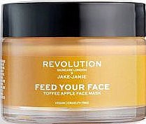 Парфумерія, косметика Маска для обличчя з екстрактом яблука - Makeup Revolution Skincare Feed Your Face Toffee Apple Mask