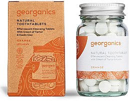 Таблетки для очищения зубов "Апельсин" - Georganics Natural Toothtablets Orange — фото N1