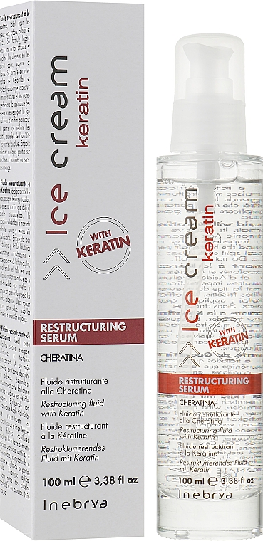 Реструктурирующий флюид с кератином - Inebrya Keratin Restructing Serum — фото N4