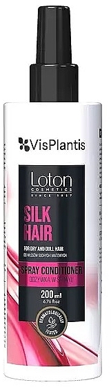 Спрей-кондиционер для волос с экстрактом шелка - Vis Plantis Loton Silk Hair Spray Conditioner — фото N1