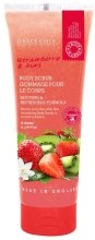 Парфумерія, косметика Скраб для тіла - Grace Cole Fruit Works Strawberry & Kiwi Body Scrub