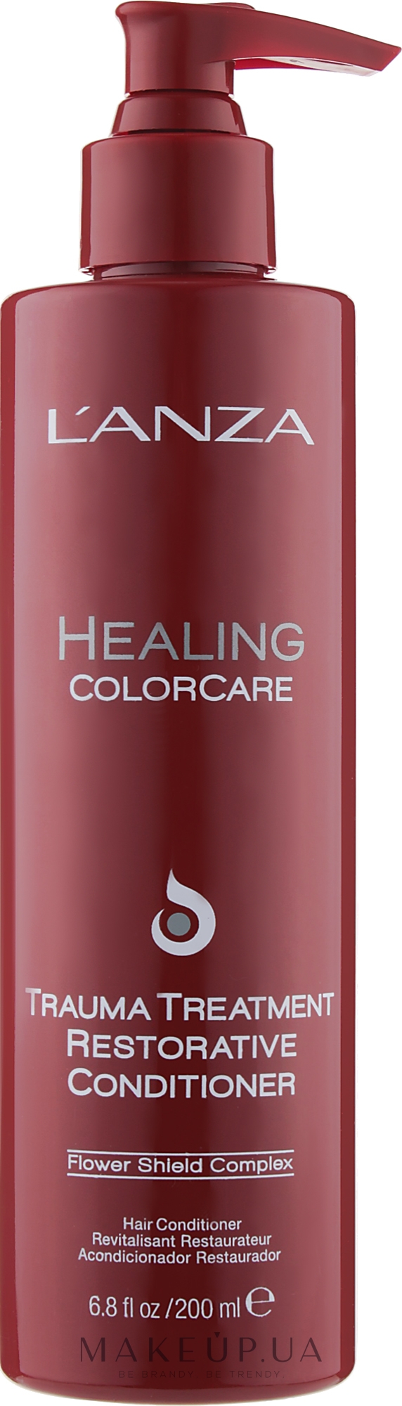 Відновлювальний кондиціонер для захисту кольору волосся - L'Anza Healing ColorCare Trauma Treatment Restorative Conditioner — фото 200ml