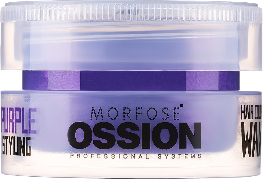 Фіолетовий віск для укладання волосся - Morfose Ossion Hair Color Wax Purple Styling — фото N2