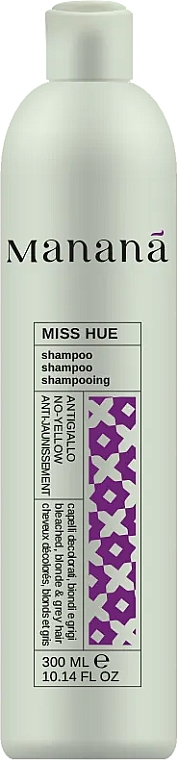 Шампунь для светлых и обесцвеченных волос - Mananã Miss Hue Shampoo — фото N1