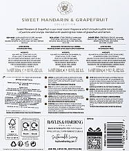 Набор - Baylis & Harding Sweet Mandarine & Grapefruit (sh/cream/300ml + b/lot/300ml + sh/gel/300ml) — фото N3