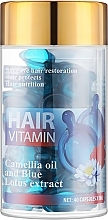 Парфумерія, косметика Вітаміни для волосся з олією Камелії та екстрактом Блакитного Лотосу - LeNika
