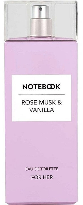 Notebook Fragrances Rose Musk & Vanilla - Туалетная вода — фото N1