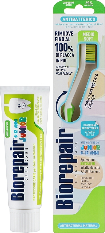 Набір - Biorepair (toothpaste/75ml + toothbrush/1шт)