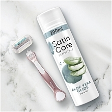 Гель для гоління для чутливої шкіри - Gillette Satin Сазі Sensitive Skin Shave Gel for Woman — фото N6