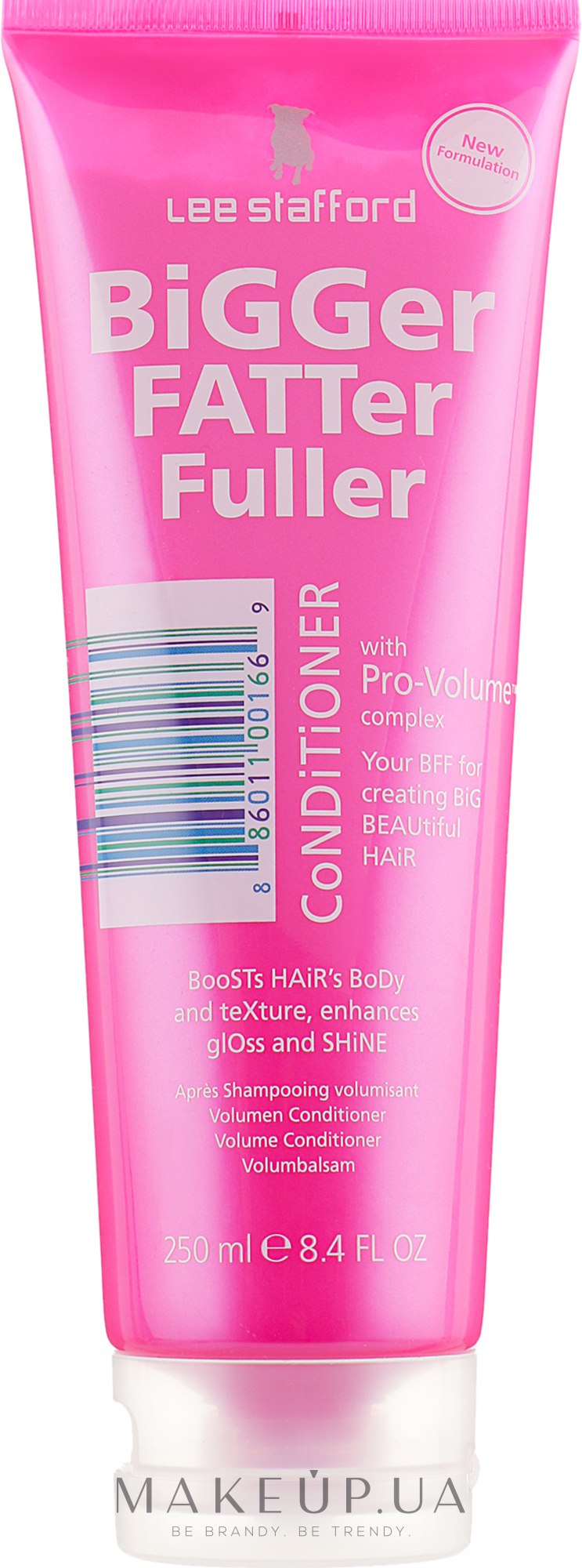 Кондиціонер для додання об'єму волоссю - Lee Stafford Bigger Fatter Fuller Conditioner — фото 250ml