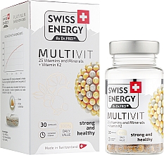 Витамины в капсулах "25 Витаминов и минералов" - Swiss Energy Multivit — фото N2