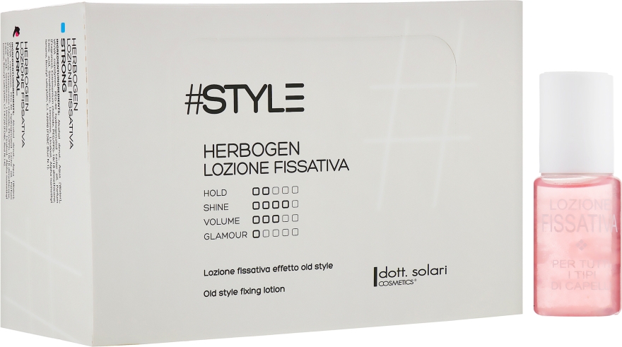 Лосьйон для укладки, нормальна фіксація - Dott. Solari Style Herbogen Lozione Fissativa Normal — фото N1
