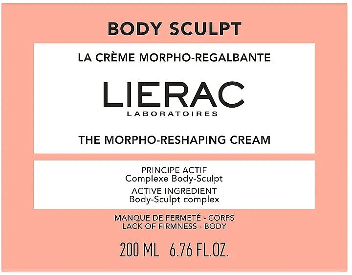 Ремоделювальний крем для тіла - Lierac Body Sculpt The Morpho-Remodelling Cream — фото N2