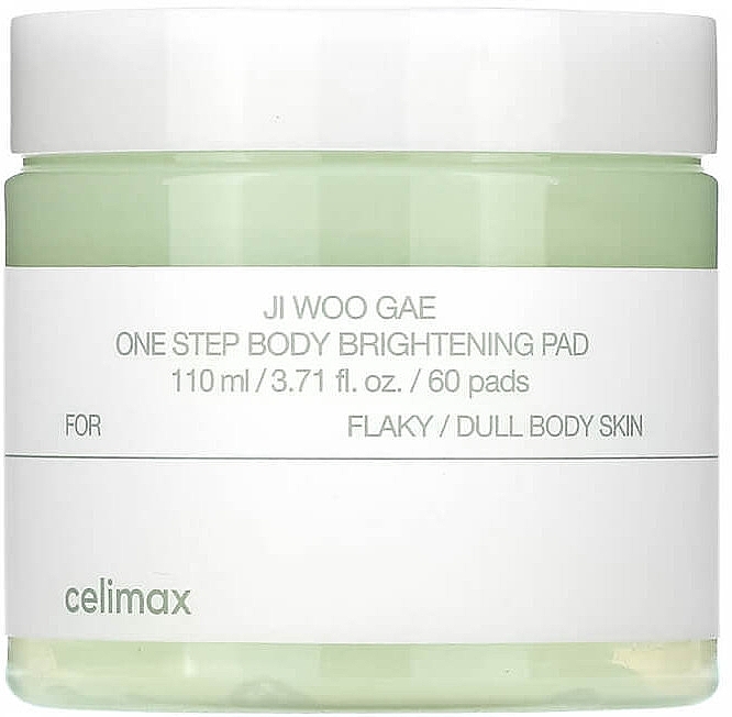 Осветляющие пэды для тела - Celimax Ji Woo Gae One Step Body Brightening Pad — фото N1